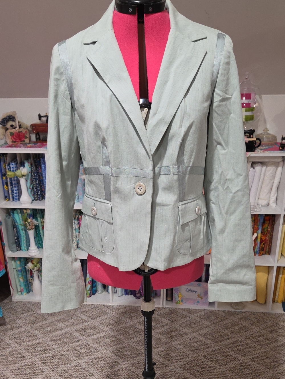 Light Mint Tailored Women's Blazer - Unbranded